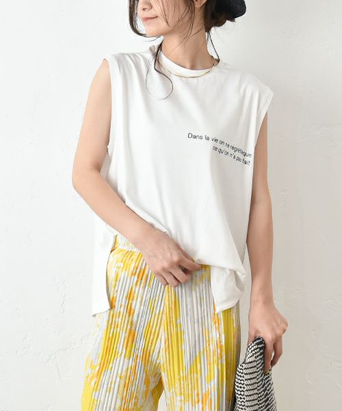 HUMS｜ミニロゴフレンチカットソー [[WTS6945]][C]