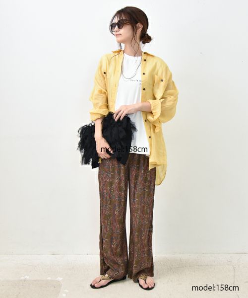 HUMS｜ミニロゴフレンチカットソー [[WTS6945]][C]