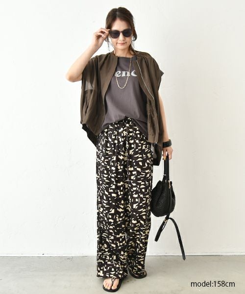 HUMS｜フレンチスリーブジップアップベスト [[HUM-061]][C]