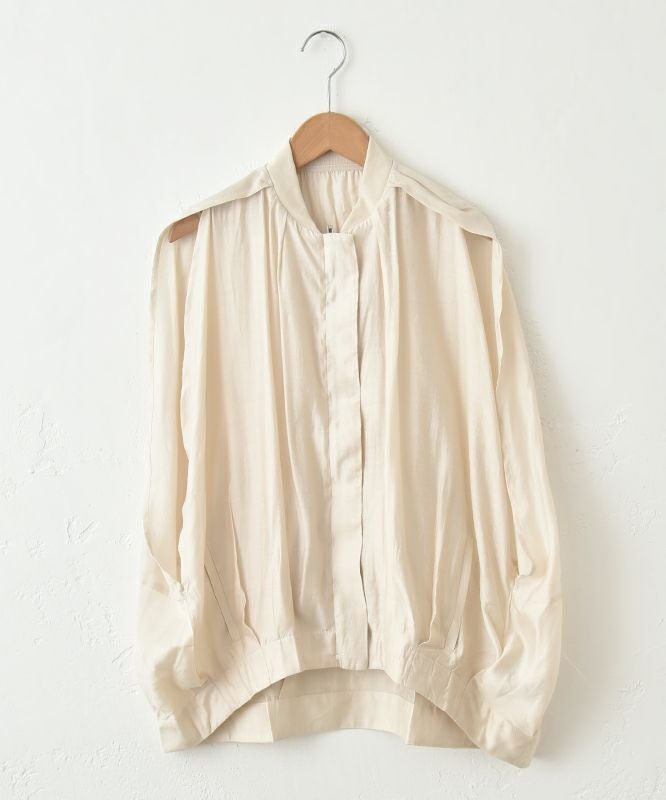 HUMS｜フレンチスリーブジップアップベスト [[HUM-061]][C]