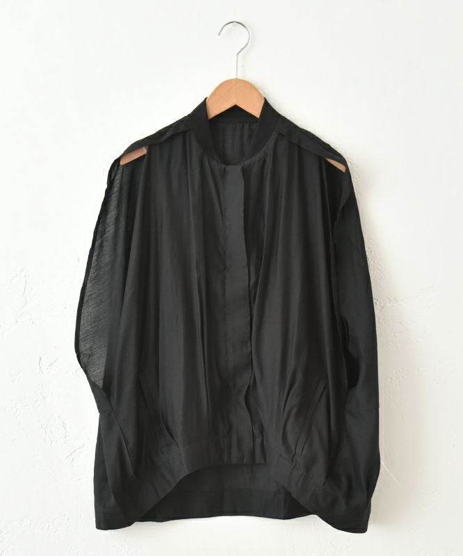 HUMS｜フレンチスリーブジップアップベスト [[HUM-061]][C]