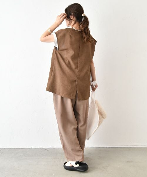 HUMS｜フリルデザインサロペットパンツ [[HUM-062]][C]