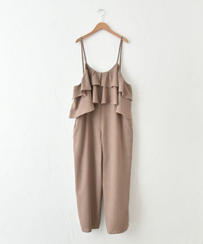 HUMS｜フリルデザインサロペットパンツ [[HUM-062]][C]