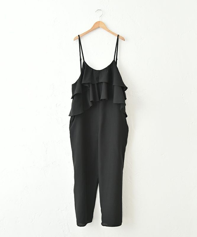 HUMS｜フリルデザインサロペットパンツ [[HUM-062]][C]