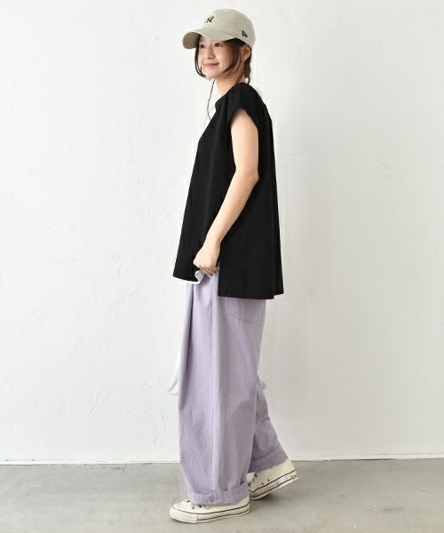 Our.｜異素材ノースリーブプルオーバー [[C-9039]][C]