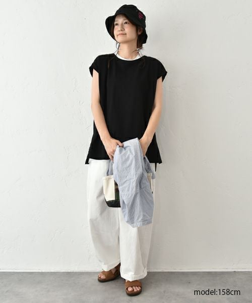 Our.｜異素材ノースリーブプルオーバー [[C-9039]][C]