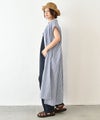 Our.｜ノースリーブ　ストライプワンピース [[131313H]][C]