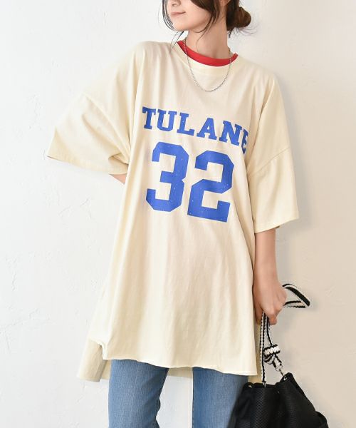 IN THE MARKET｜オーバーロゴカットソー [[C-2401]][C]