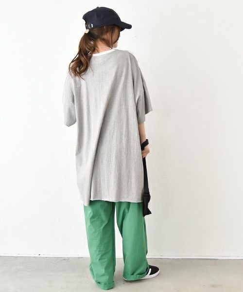 IN THE MARKET｜オーバーロゴカットソー [[C-2401]][C]