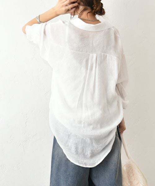 HUMS｜シャツ風プルオーバー [[C-5088]][C]