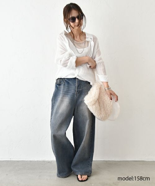 HUMS｜シャツ風プルオーバー [[C-5088]][C]