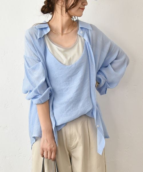 HUMS｜シャツ風プルオーバー [[C-5088]][C]