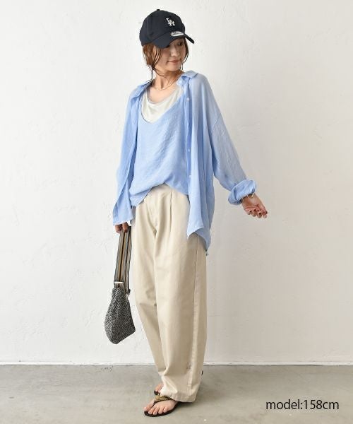 HUMS｜シャツ風プルオーバー [[C-5088]][C]