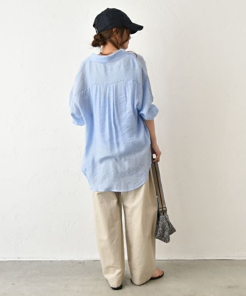 HUMS｜シャツ風プルオーバー [[C-5088]][C]