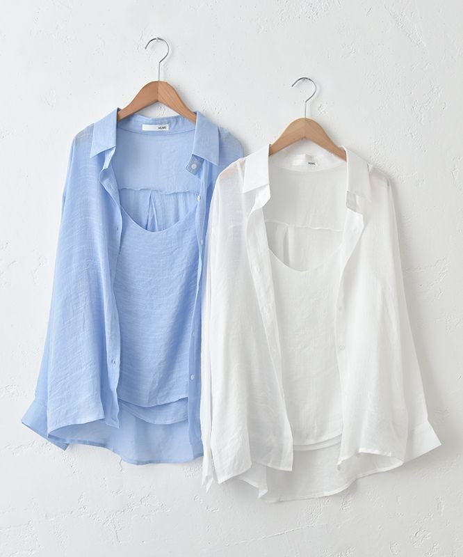 HUMS｜シャツ風プルオーバー [[C-5088]][C]