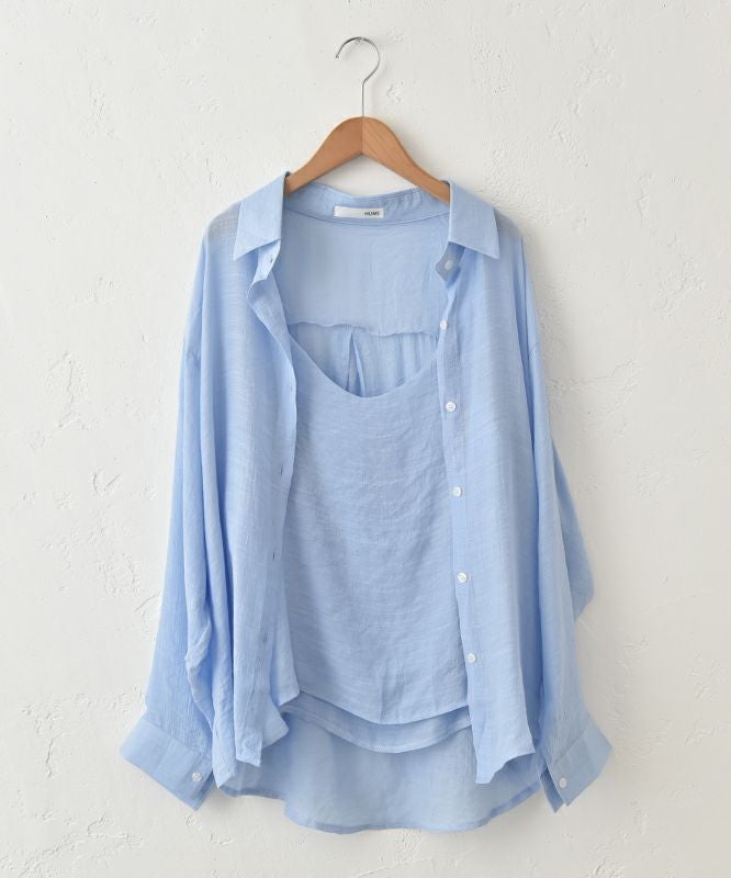 HUMS｜シャツ風プルオーバー [[C-5088]][C]