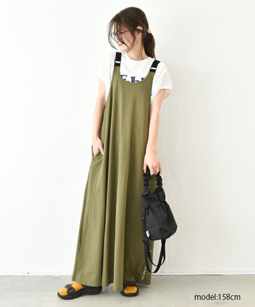 IN THE MARKET｜サイドロゴジャンパースカート [[C-2389]][C]