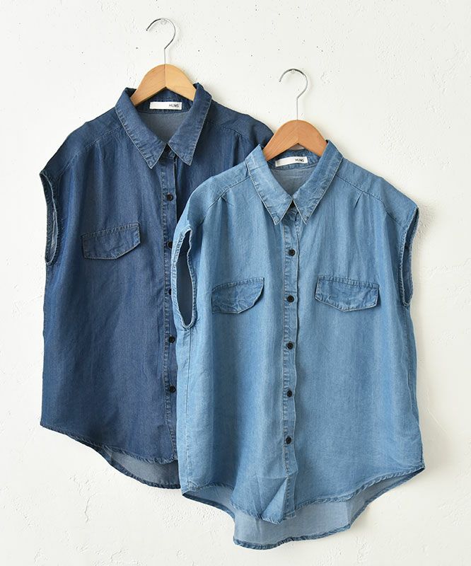 HUMS｜フレンチデニムシャツ [[C-5091]][C]