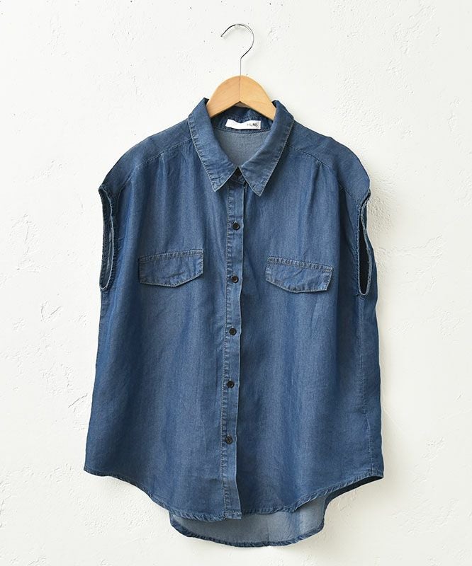 HUMS｜フレンチデニムシャツ [[C-5091]][C]