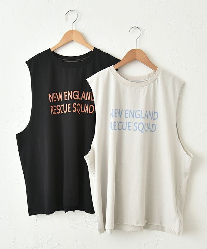 Our.｜ノースリーブロゴカットソー [[C-9043]][C]