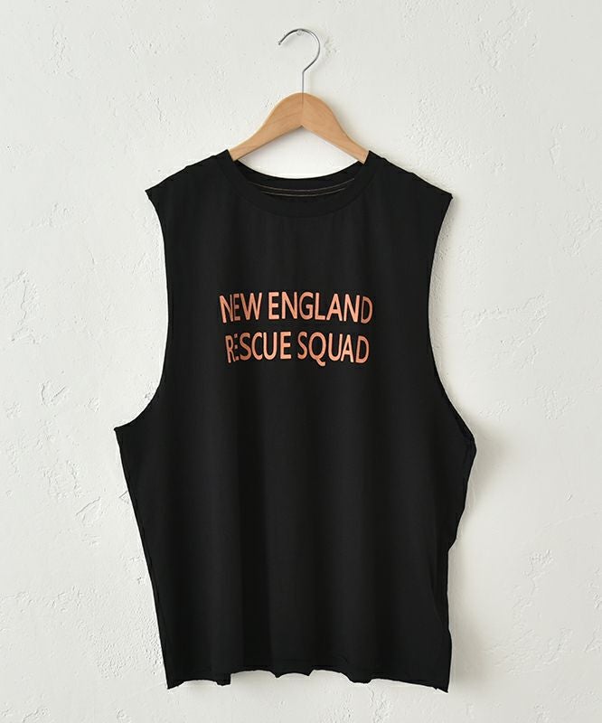 Our.｜ノースリーブロゴカットソー [[C-9043]][C]