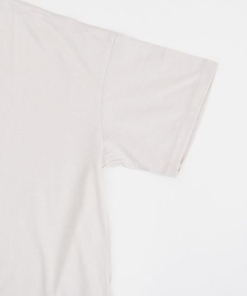 siro de labonte｜【洗える】【日本製】message wide Tshirt [[R513225