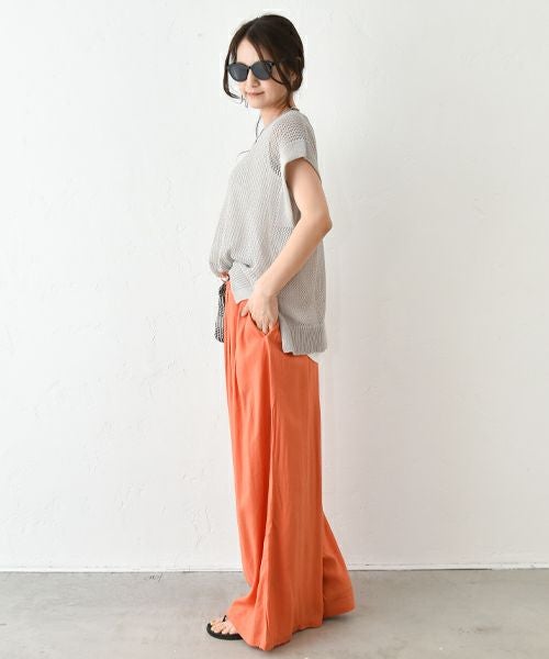 HUMS｜ざっくりメッシュニット [[500252]][C]