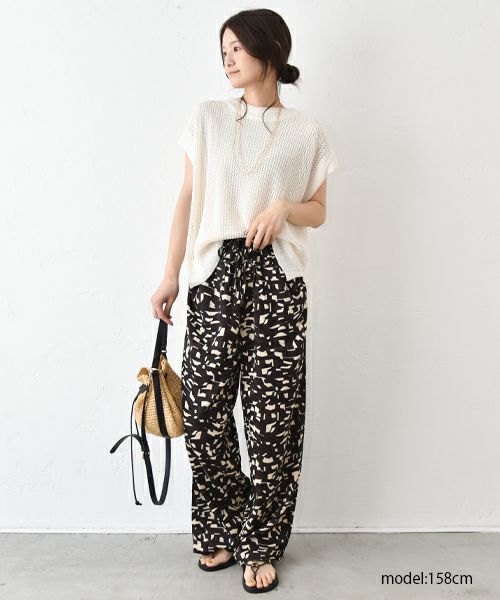 HUMS｜ざっくりメッシュニット [[500252]][C]