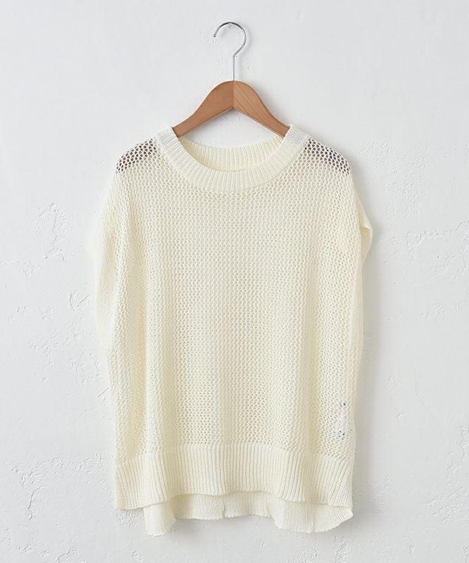  HUMS｜ざっくりメッシュニット [[500252]][C]