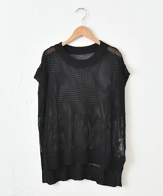  HUMS｜ざっくりメッシュニット [[500252]][C]