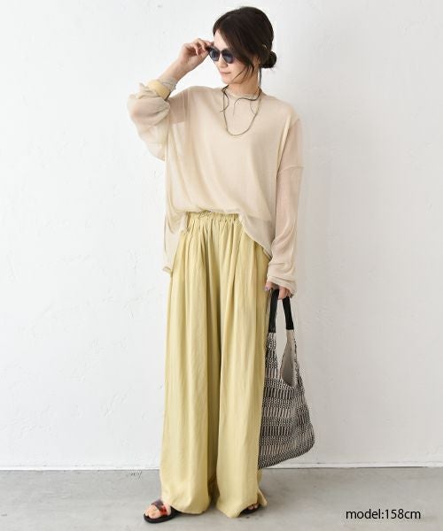 HUMS｜ドロストリネン混パンツ [[SAT-0033]][C]