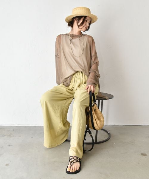 HUMS｜ドロストリネン混パンツ [[SAT-0033]][C]