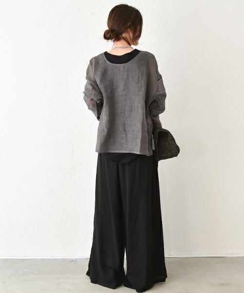 HUMS｜ドロストリネン混パンツ [[SAT-0033]][C]