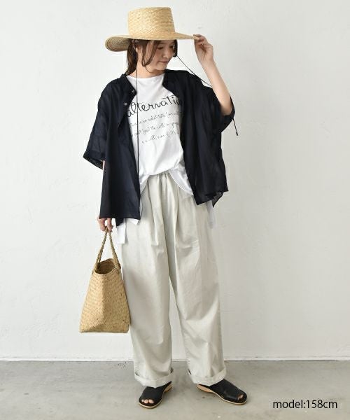 No18｜ツイルワイドボールパンツ [[CE1PT231008R]][C] | ma28 ONLINE STORE