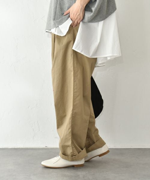 No18｜ツイルワイドボールパンツ [[CE1PT231008R]][C] | ma28 ONLINE STORE