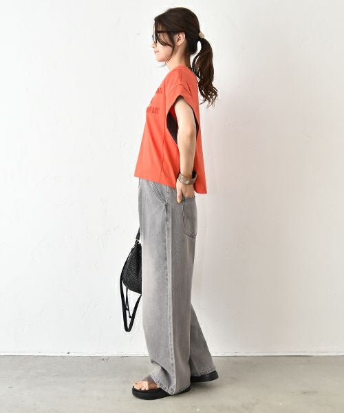 HUMS｜袖口配色カットソー [[CJM-0004]][C]