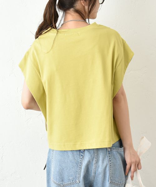 HUMS｜袖口配色カットソー [[CJM-0004]][C]
