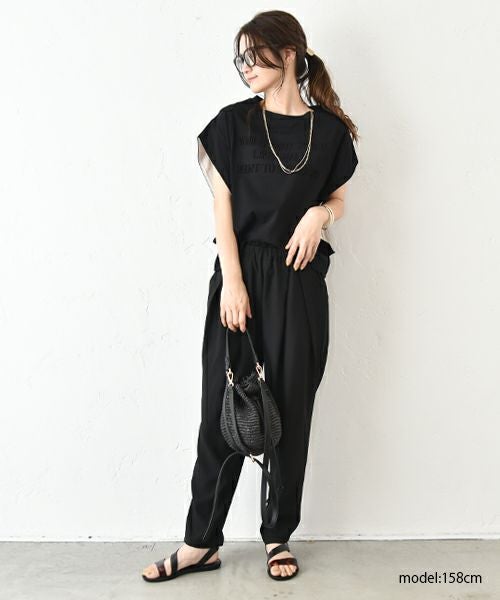 HUMS｜袖口配色カットソー [[CJM-0004]][C]