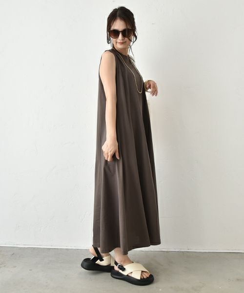 HUMS｜ノースリーブワンピース [[CJM-0001]][C]