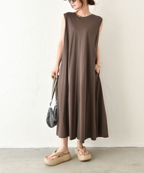 HUMS｜ノースリーブワンピース [[CJM-0001]][C]