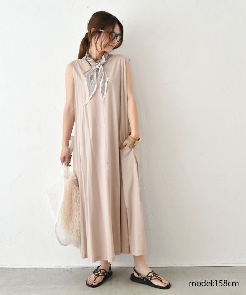 HUMS｜ノースリーブワンピース [[CJM-0001]][C]