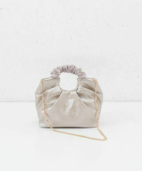 ハンドバッグ メタリック調 23×23×11 cm 送料無料 即購入OK Deep｜メタリックハンドバッグ [[オケ 80511-25AW]][F] | ma28 ONLINE