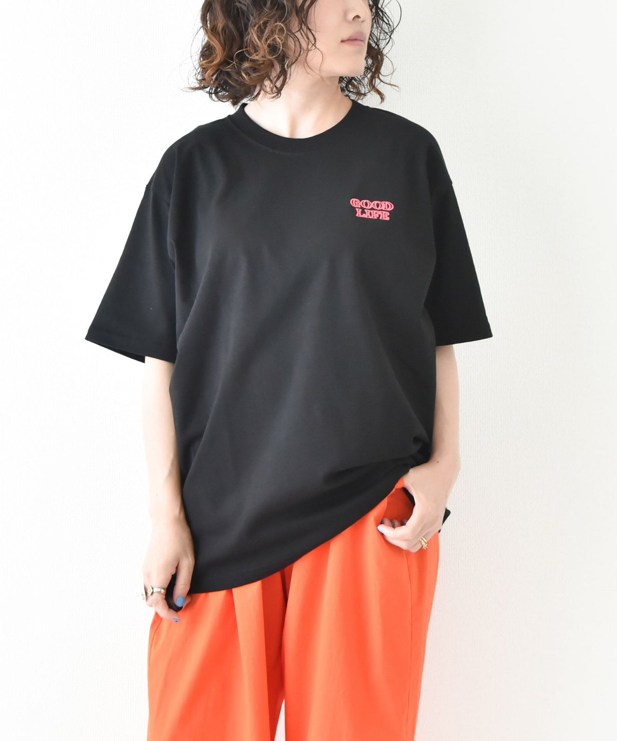 ジムマスター｜7.4oz GOOD LIFE 刺繍Tee [[G521795]][D]