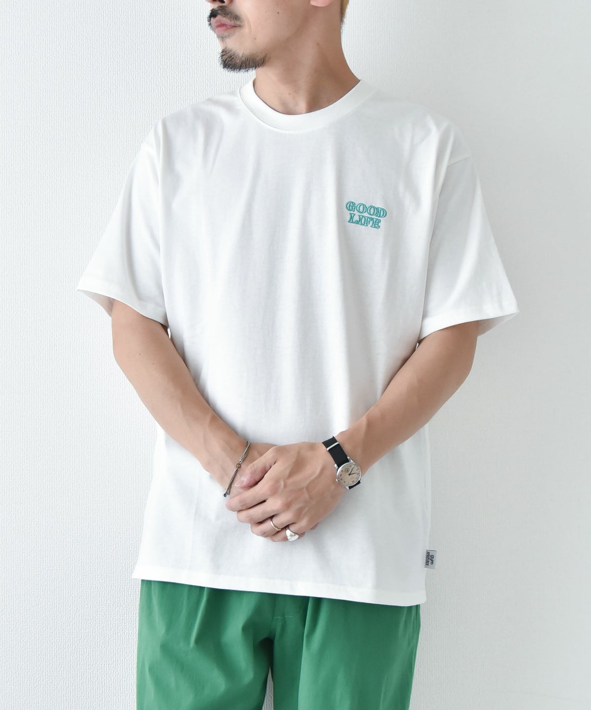 ジムマスター｜7.4oz GOOD LIFE 刺繍Tee [[G521795]][D]