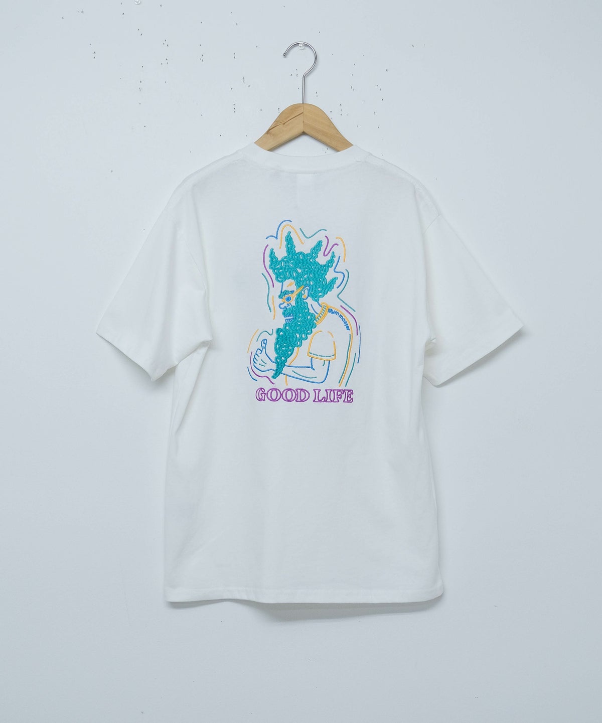 ジムマスター｜7.4oz GOOD LIFE 刺繍Tee [[G521795]][D]