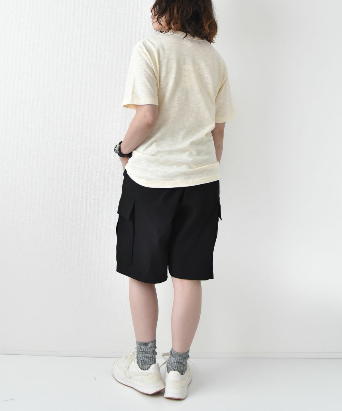 day standard｜高弾力クロス　カーゴショートパンツ [[2U3-15862]][D]