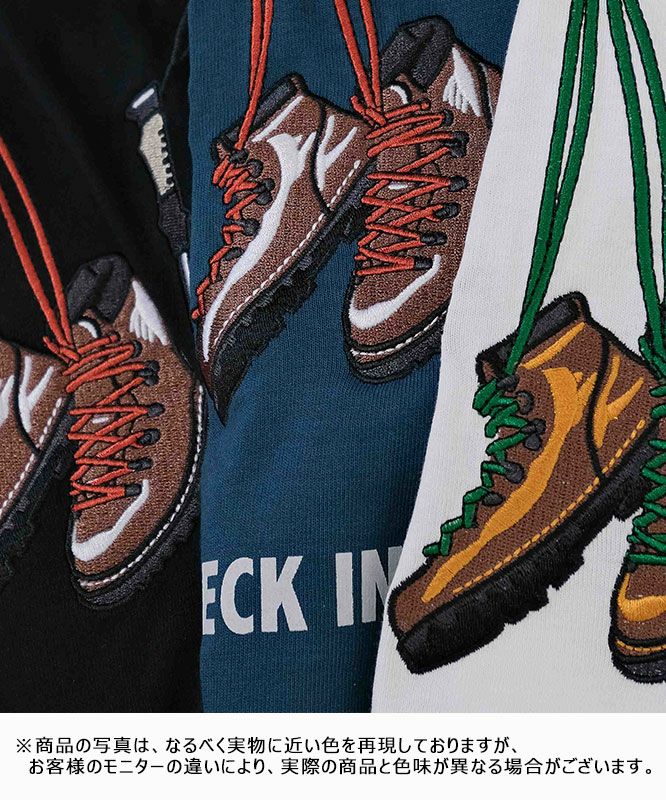  COB MASTER｜吸水速乾天竺　刺繍×プリント ルーズTee [[437506]][D]