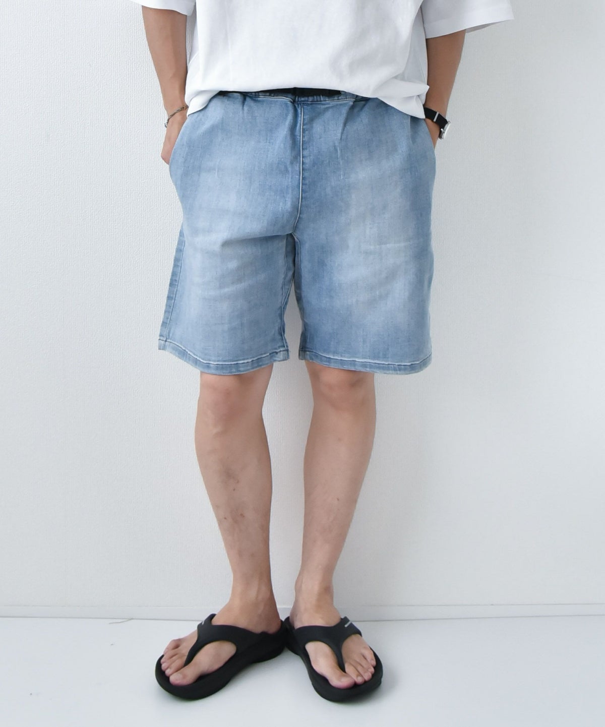 day standard｜11oz コーデュラストレッチデニム　クライミングショートパンツ [[X5-123A]][D]