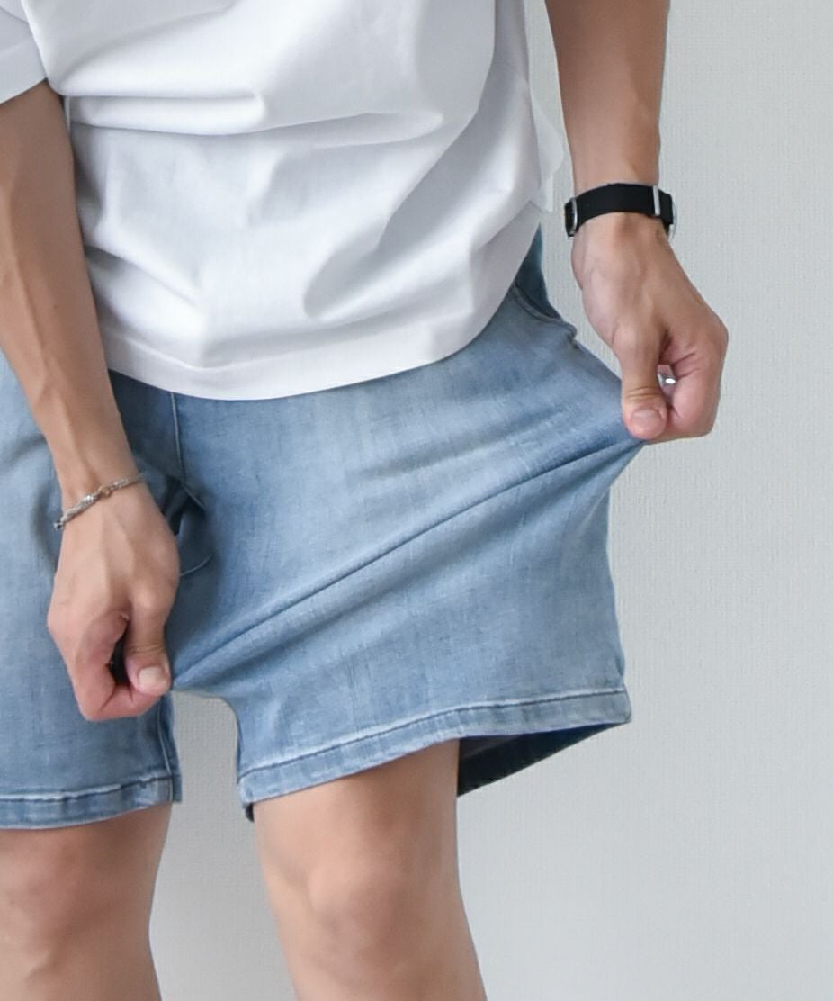 day standard｜11oz コーデュラストレッチデニム　クライミングショートパンツ [[X5-123A]][D]