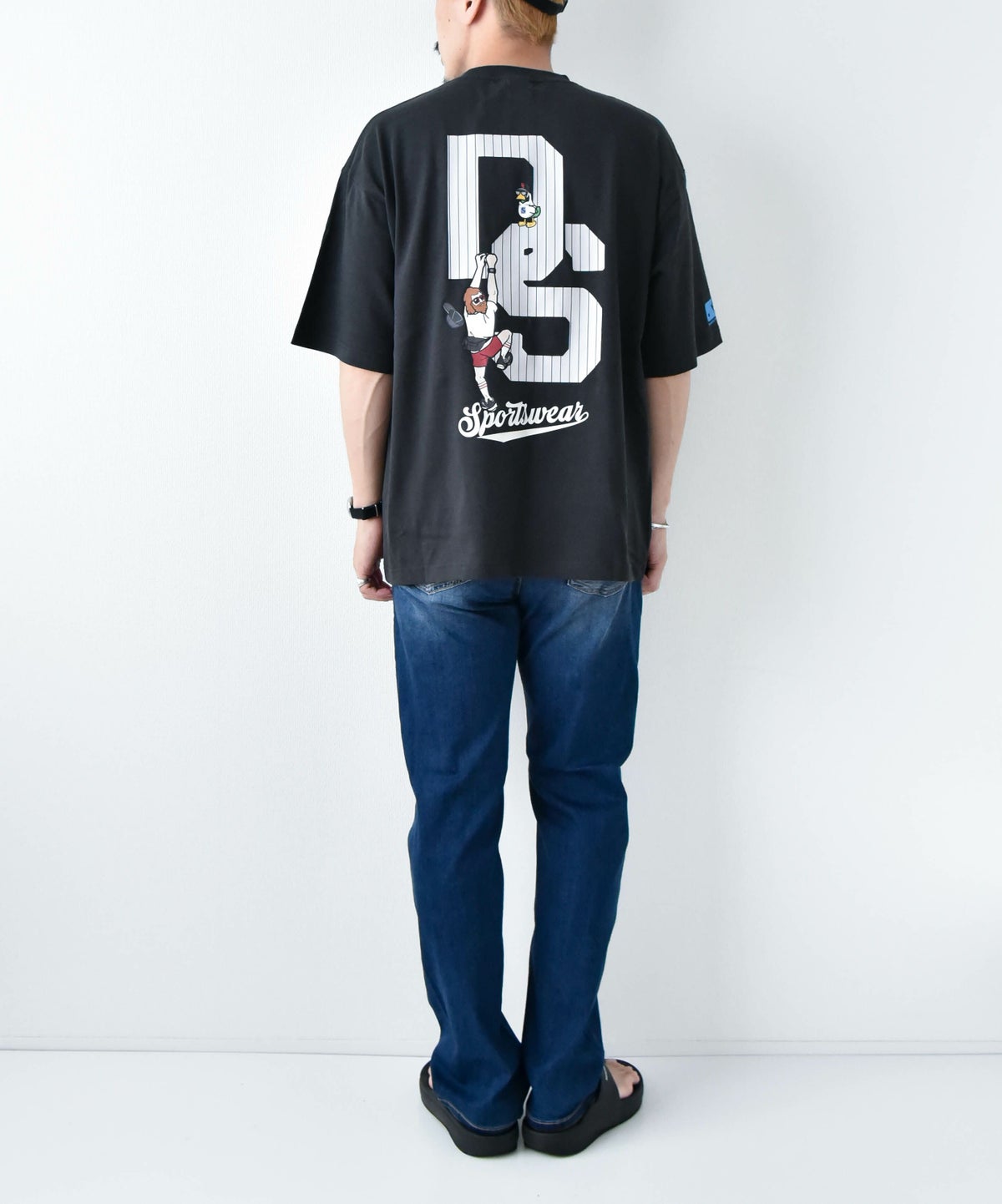 day standard｜接触冷感ストレッチデニム　レギュラーストレートパンツ [[X2-127A]][D]